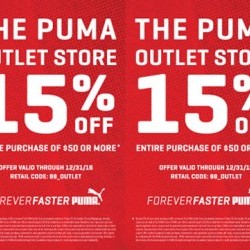 coupons puma outlet store